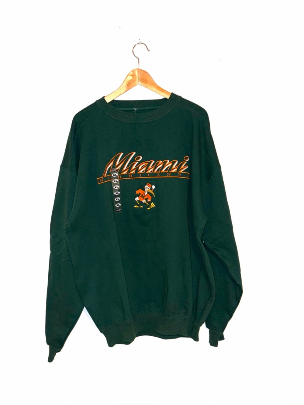 Miami Graphic Crewneck Sweatshirt - Dark Green